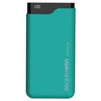Lādētājs-akumulators (Power bank) Realpower PB-15000C, 15000 mAh, 5 W, zaļa krās.