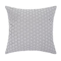 Наволочка для декоративной подушки Ambition Lace, серебристый цв., 42 см x 42 см