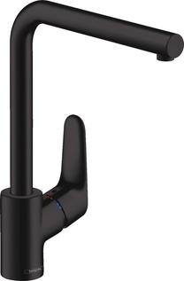 Смеситель для раковины Hansgrohe Focus M41 Matt Black, черный цв.