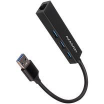 USB šakotuvas Axagon HMA-GL3A, juoda sp.