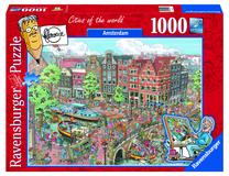 Dėlionė Ravensburger Amsterdam 191925, 50 cm x 70 cm, 1000 vnt., įvairių spalvų