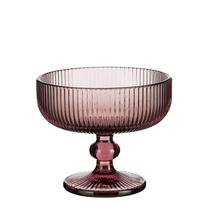 Salātu trauks Mica Merlot 1138504, Ø 12 cm, caurspīdīga krās./violeta krās., stikls