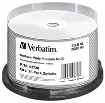 Ierakstāms kompaktdisks Verbatim, 25 GB, 25gab.