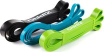 Gimnastikos juostų rinkinys Zipro Powerband, 208 cm x 0.45 cm, mėlyna sp.