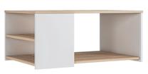 Kavos staliukas Kalune Design Rome, ąžuolo sp./balta sp., 90 cm x 60 cm x 40 cm