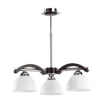 Valgusti rippuv Alfa Fuji 15743, E27, 3 x 60 W, valge v. / pruun v.