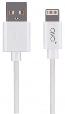 Laidas Avo+, USB/Apple Lightning, balta sp.