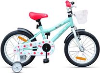 Детский велосипед Quurio Berry 5010104-0090, белый цв./розовый цв./бирюзовый цв., 10'', 16″