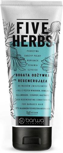 Plaukų kondicionierius Barwa Five Herbs Rich, 180 ml