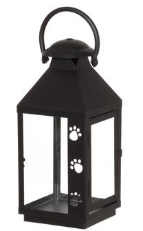 Žibintas 4Living Paws, metalas, 38 cm, juoda sp.
