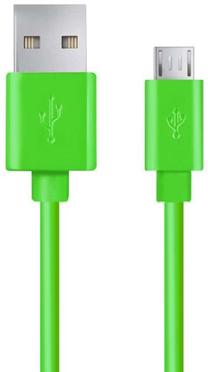 Laidas Esperanza USB 2.0 male, Micro USB male, 1.5 m, žalia sp.