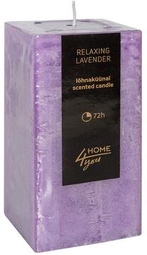 Žvakė Home4you, 72 h, violetinė sp.