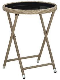 Lauko stalas VLX 310559, smėlio ruda