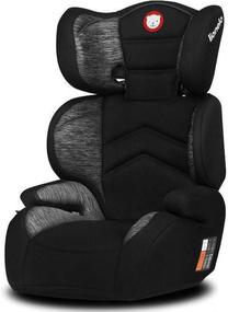 Automobilinė kėdutė Lionelo Lars, juoda sp./tamsiai pilka sp., 15 - 36 kg