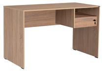 Rašomasis stalas su stalčiais Kalune Design CMS-510-SS-1, 120 cm x 60 cm, 75 cm, ąžuolo sp./balta sp.