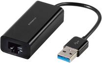 Adapteris Vivanco USB 3.0 Network Adapter 39629 USB 3.0, RJ-45, 0.1 m, melna krās.