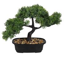 Dirbtinis augalas vazone, bonsas Splendid Bonsai, žalia sp., 24 cm