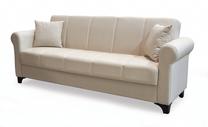 Sofa-lova Hanah Home Ada Plus 3-Seat, kreminė sp., 75 x 210 cm x 80 cm