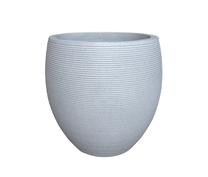 Puķu pods Domoletti RP17-695, keramika/cementa, Ø 54 cm, balta krās.