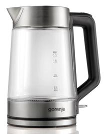 Elektrinis virdulys Gorenje K17GED, 1.7 l, nerūdijančiojo plieno sp./skaidri sp.