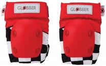 Aizsarglīdzekļu komplekts Globber Toddler Pads, XXS, balta krās./melna krās./sarkana krās.