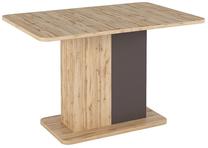 Stalas išskleidžiamas Next, ąžuolo/ruda, 110 - 145 cm x 68 cm x 75 cm
