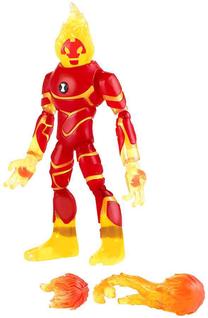 Фигурка-игрушка Maki Ben 10 Heatblast, 10 см, 3 шт., красный цв.