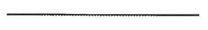Siaurapjūklių peiliukas Bahco Fret Saw Spare Blade, 130 mm, 12 vnt.