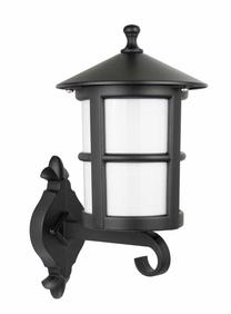 Õue seinavalgusti Su-Ma Cordoba II, 60W, E27, IP23, must v., 20 cm x 34.5 cm