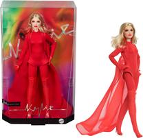 Кукла Mattel Barbie Signature Kylie Minogue JBJ38, 30 см, красный цв.
