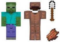 Žaislinė figūrėlė, su priedais Mattel Minecraft Diamond Level Zombie, 14 cm, įvairių spalvų