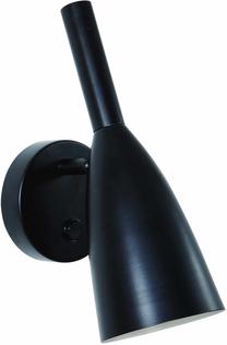 Šviestuvas sieninis Light Prestige Solin LP-181/1W BK, E14, 1 x 40 W