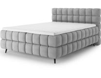 Lova dvigulė Sabeno, 160 x 200 cm, pilka, su čiužiniu, su grotelėmis