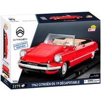 Konstruktorius Cobi Citroen DS 19 Convertible 1962, 2275 vnt., raudona sp.