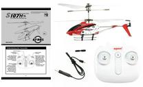 Rc вертолет Syma S107H, красный цв.
