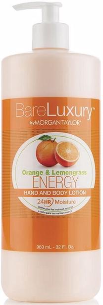 Kūno losjonas Morgan Taylor Bare Luxury Energy Orange & Lemongrass, 946 ml