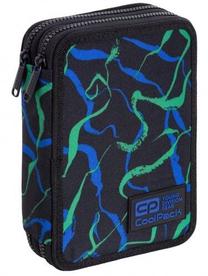 Penālis CoolPack Jumper XL Infragreen, 30 cm x 14 cm, zila krās./melna krās./zaļa krās.