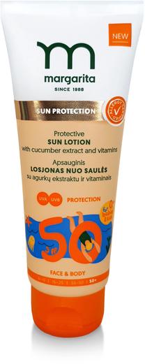 Kremas įdegio priežiūrai Margarita Sun Protection SPF50, 75 ml