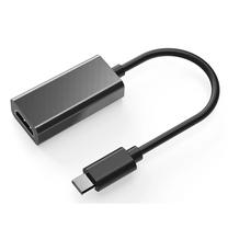 Adapteris iLike HD7 USB Type-C Male (vyriška), HDMI female Female (moteriška), 0.1 m, juoda sp.