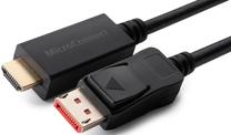 Vads MicroConnect Displayport to HDMI 1 x DisplayPort 1.4 Male, HDMI male, 2 m, melna krās.