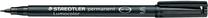 Veekindel marker, 0.4 mm, must v.