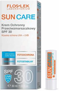 Kremas įdegio priežiūrai veidui/lūpoms Floslek Sun Care SPF30, 30 ml