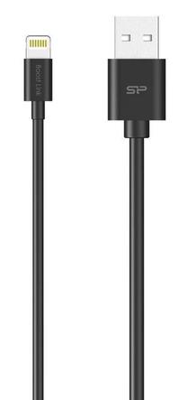 Laidas Silicon Power, USB/Apple Lightning, juoda sp.