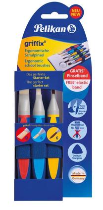 Pintsel Pelikan, sünteetilised, 3 tk