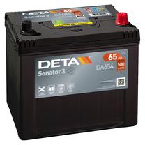 Akumuliatorius Deta Senator DA654, 12 V, 65 Ah, 580 A