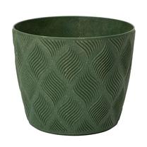 Gėlių vazonas Form Plastic Flow Petit Eco, plastikinis, Ø 19 cm, žalia sp.