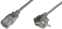 Vads Assmann AK-440109-008-S Schuko, IEC C13, 0.75 m, melna krās.