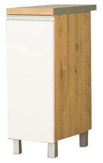 Apatinė virtuvinė spintelė Bodzio Monia, balta sp., 30 cm x 52 cm x 86 cm