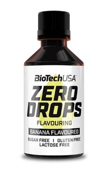 Funkcinis maistas BioTech USA Zero Drops Flavouring, bananų skonio, 0.05 l