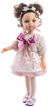 Кукла Paola Reina Carol 04428, 32 см, коричневый цв.